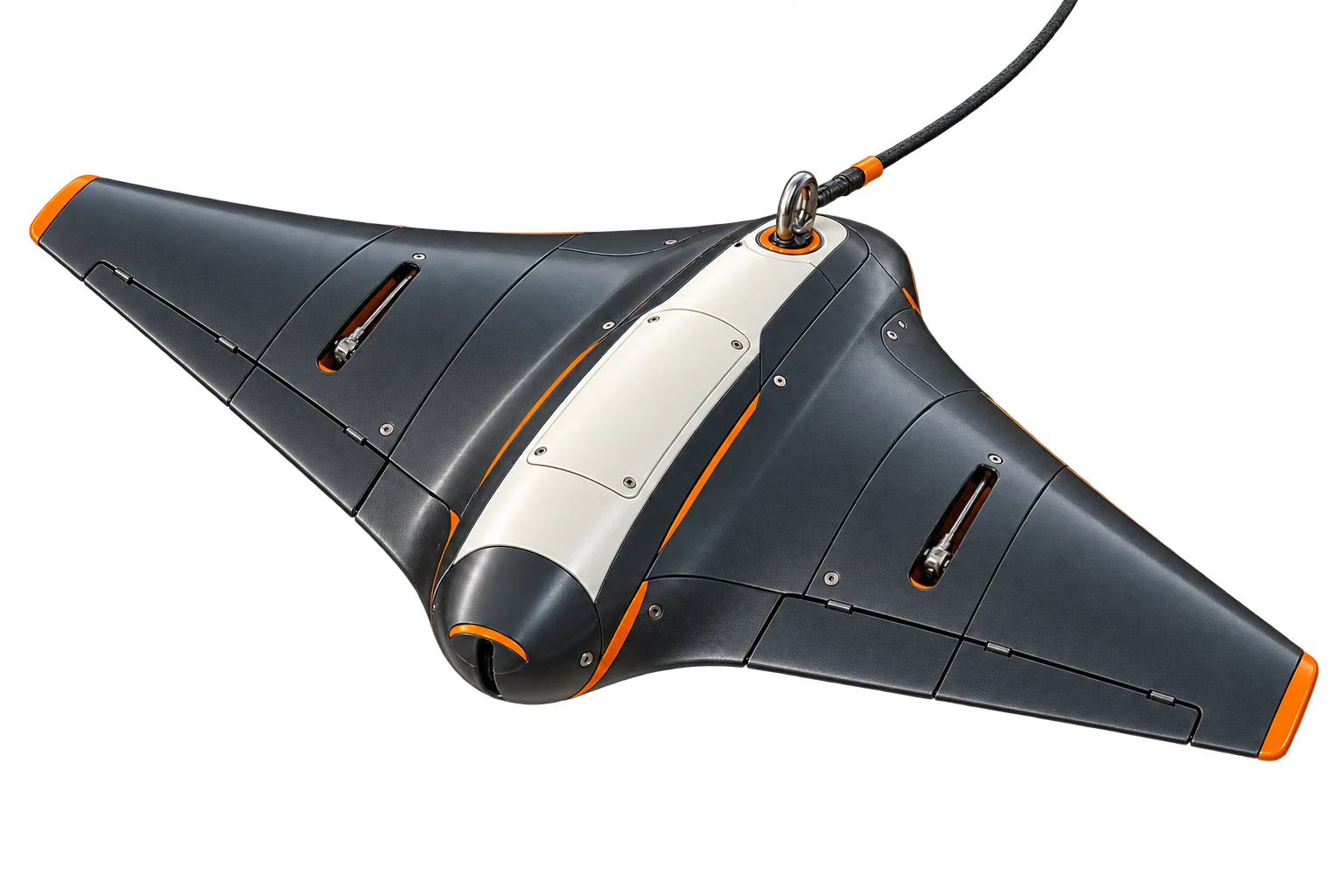 Vue de conception du drone sous-marin tracté